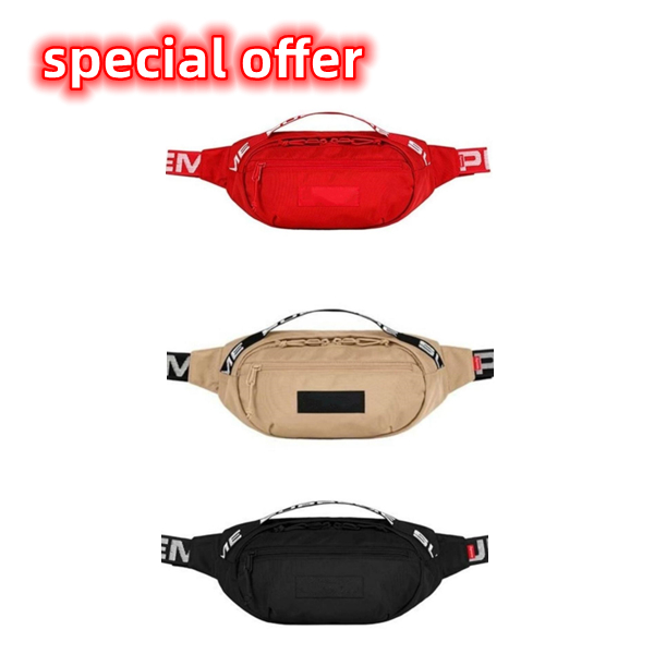 special offer styles Nylon Waistbag Leather Handbag Designer Printed and embedded belt Removable chain Zipped front pocket Crossbody bag Designer Waistbag
