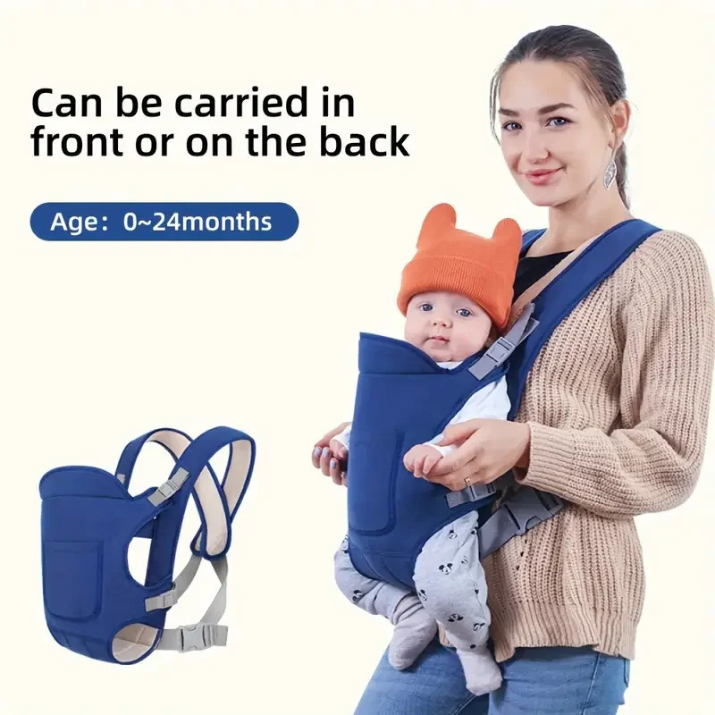 Baby Backpack Breathable Front Facing 4 in 1 Infant Comfortable Sling Backpack Pouch Wrap Baby Kangaroo 250219