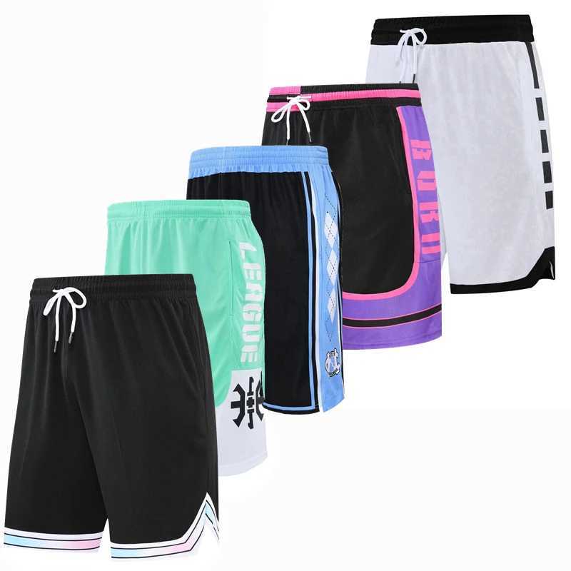 Men's Shorts Mens shorts elastic and breathable sports running shorts outdoor training fitness shorts loose beach basketball shorts z250219