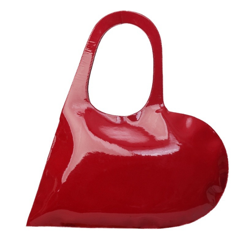 Fashionable Female Shoulder Bag Unique Love Theme Armpit Tote for On-the-Go Style