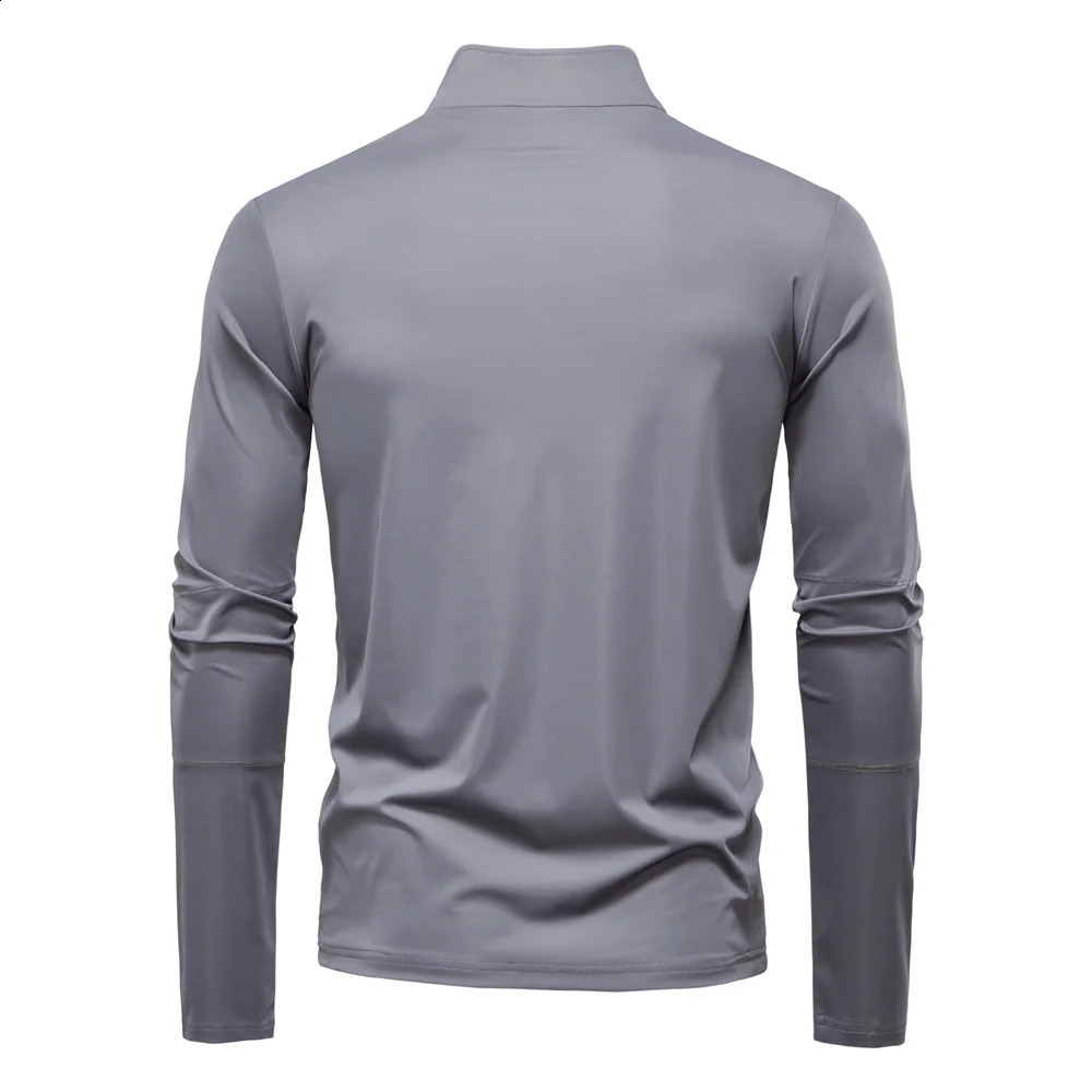 AIOPESON Mens Spring Lightweight Breathable UV Protection Sun Shirt for Outdoor Activities Male T Shirt 250214