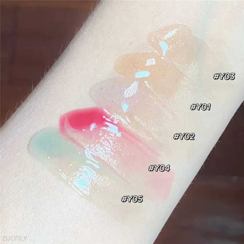 Moisturizing Lipglaze Anti-liplines Lipgloss Lips Makeup Set Transparent Lip Tint Anti-drying Lip Balm Mirror Lipstick CosmeticsW250219