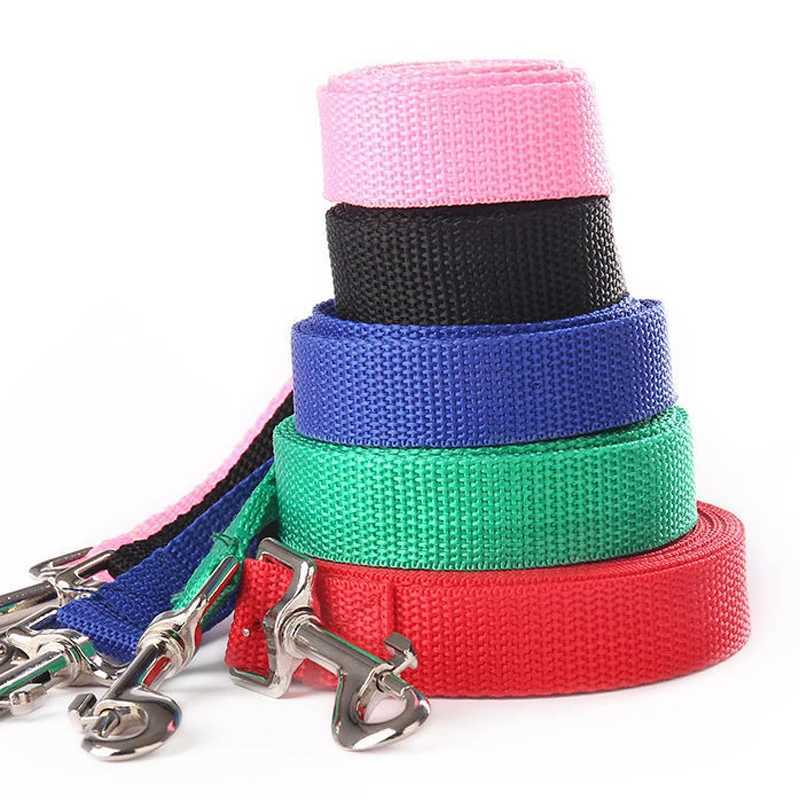 Nylon Dog Training Leashes Walking Pet Leash Rope Traction Rope for Small Large Dogs 1.5M /1.8M /3M /4.5M/ 6M /10M Pet SuppliesXJ250218