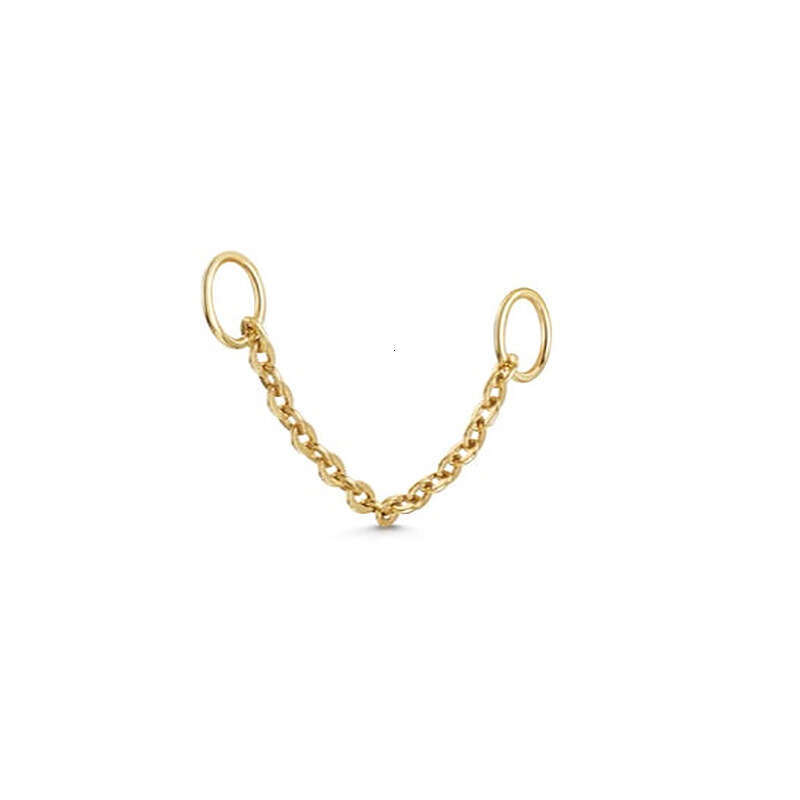Personalized Puncture Earbone Nail Women's Zircon Tassel Earnail Fashion Earring Accessories Chain