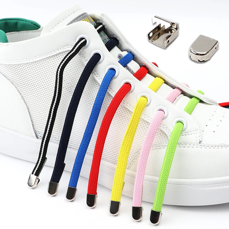 No Tie Elastic Shoe Laces One Size Fits All Adult and Kids Shoes Shoelaces for Sneakers Shoelace Tieless Flat Expand Shoestrings 250219