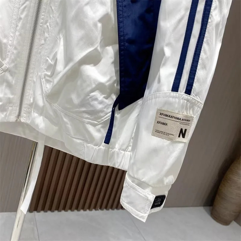 Mens Clothing Spring and Autumn Hooded Man Jackets for Men Campus Baseball Uniforms Coat Sales of Windbreaker 250218
