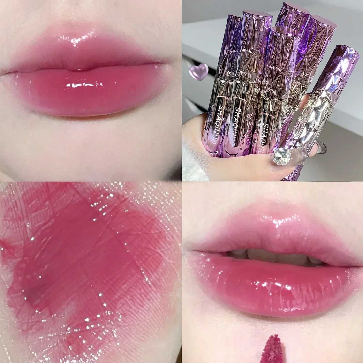 Mirror Water Lip Gloss Moisturizes Lasting Lipstick Waterproof No Fade Women Sexy Red Lip Tint Cosmetics Labial GlazeW250219