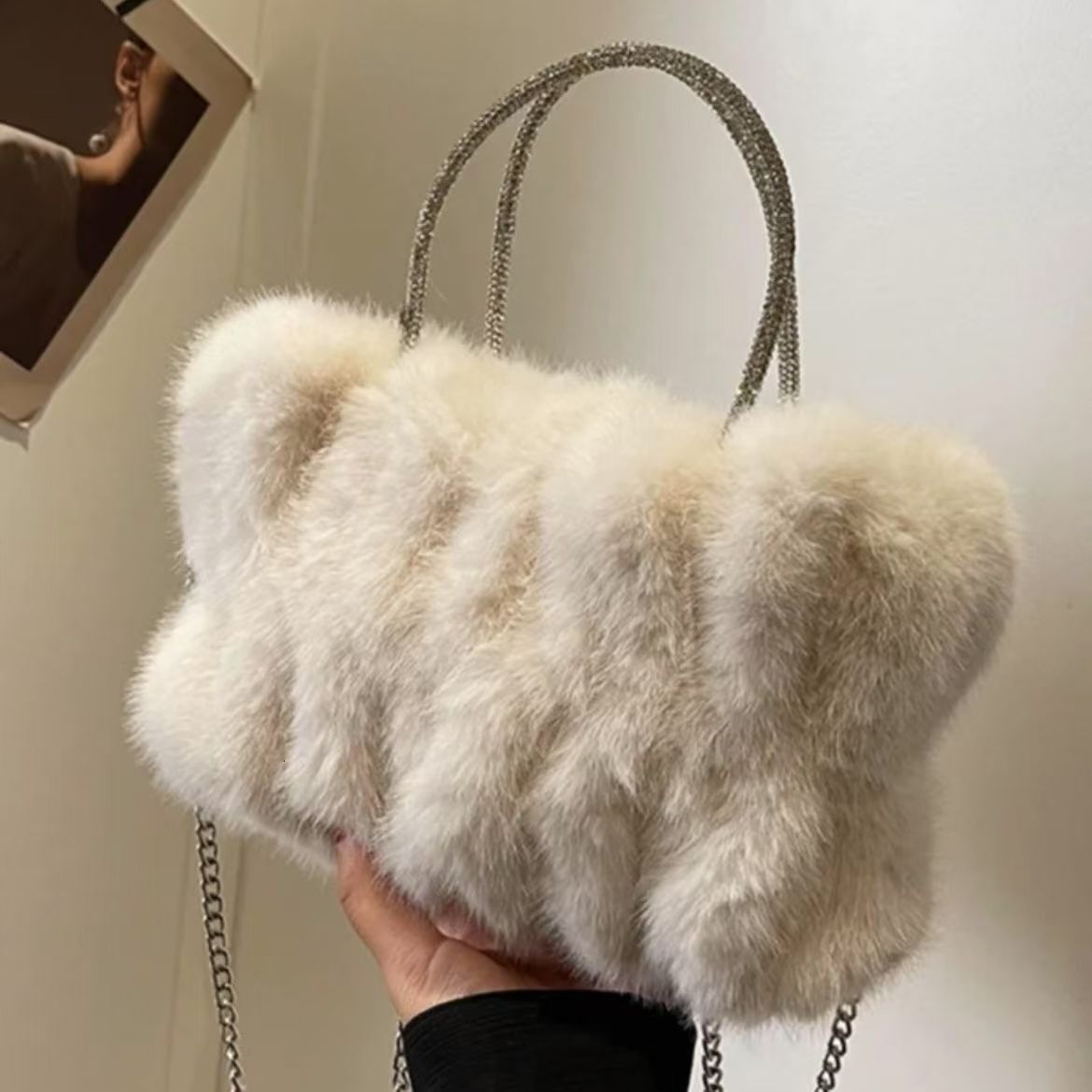 Winter for Women 2025 New Korean Ins Trend Fashion Plush Small and Western Style Single Shoulder Women's Bag #swissmilitary