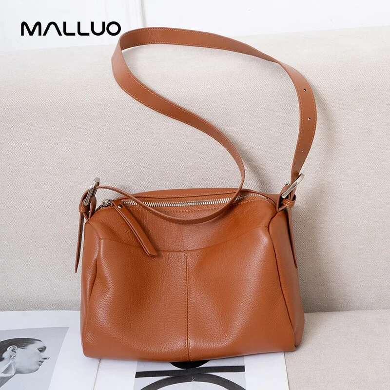 Woman High Quality Handbag Women Bags Designer Crossbody Bag For Cowhide Genuine Leather High-Capacity Leisure Pillow Bag