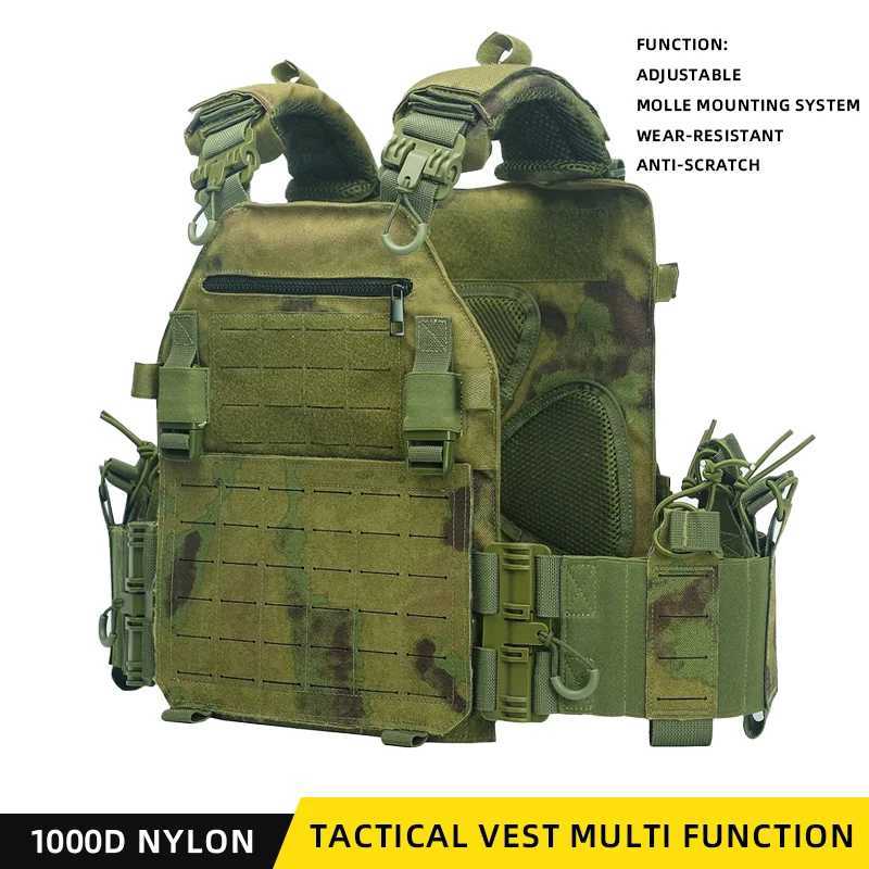 Multifunctional nylon Oxford cloth outdoor hunting training uniform laser cut tactical vestXJ250219