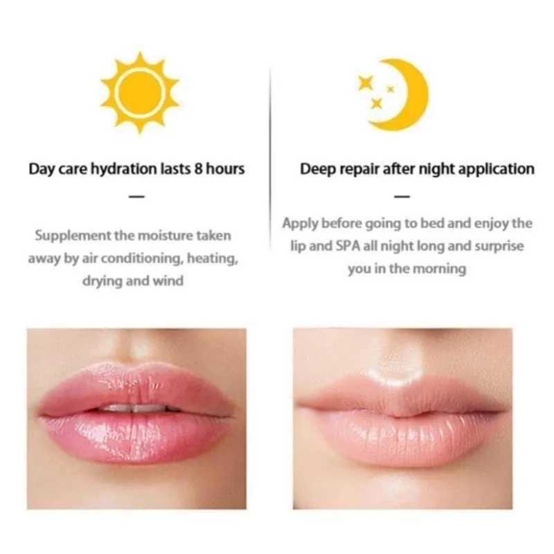 Peach Milk Honey Lip Essentia Oil Relieves Dry Moisturizing Lip Gloss Fades Lip Lines Water Light Lips Big Brush Head CuteW250219