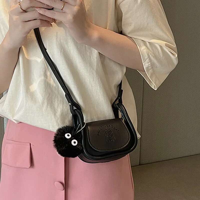 Ddmyshoesvip Women Retro Shoulder Casual Trend Crossbody Fashionable Mother Kids Bags For Girl Children Messenger Bag