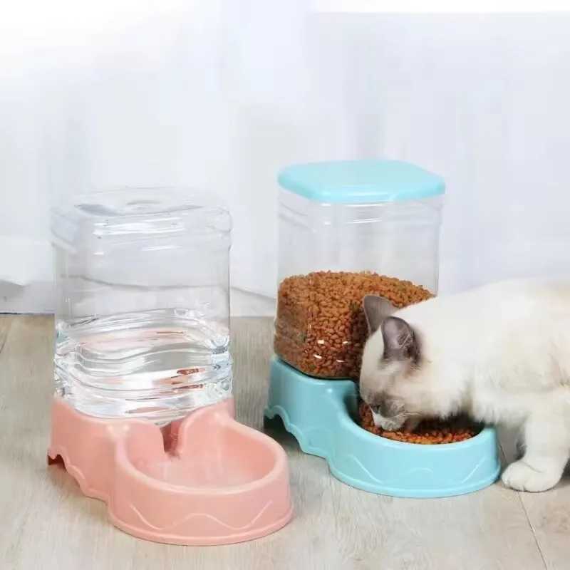 Dog Feeders 3.8L PP material Water Fountain Drink Bowl Automatic Pet Feeder Large Cat Dog Food Dispenser H250218