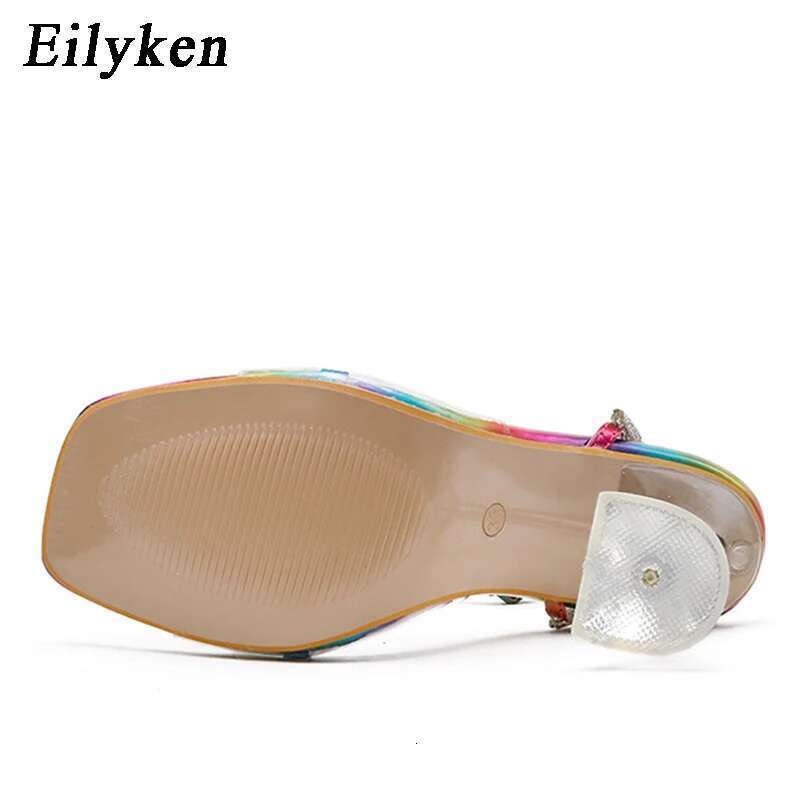 New Design Sexy White String Bead High Heels Women Sandals Summer Gladiator Party Dress Buckles Pumps Shoes Size 35-42