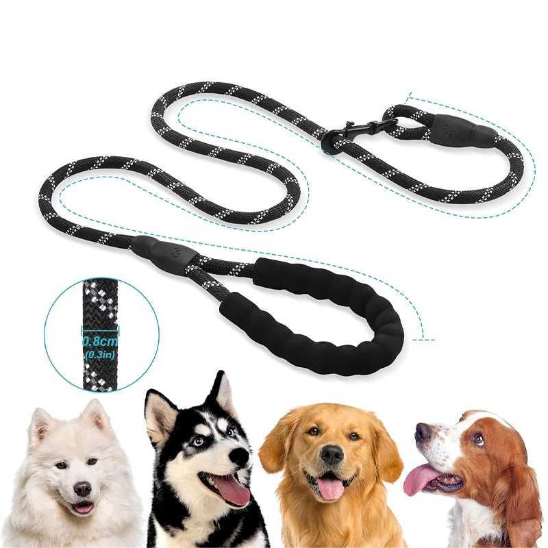 120/150/200/300CM Strong Leashes for Dogs Soft Handle Dog Leash Pet Leashes Reflective Leash For Big Small MediumXJ250218