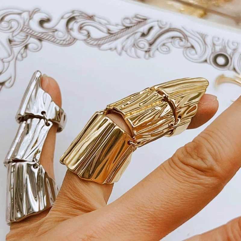 Wide Fold Open Finger Rings Girls Travel Accessories Christmas Anniversary GiftXJ250219
