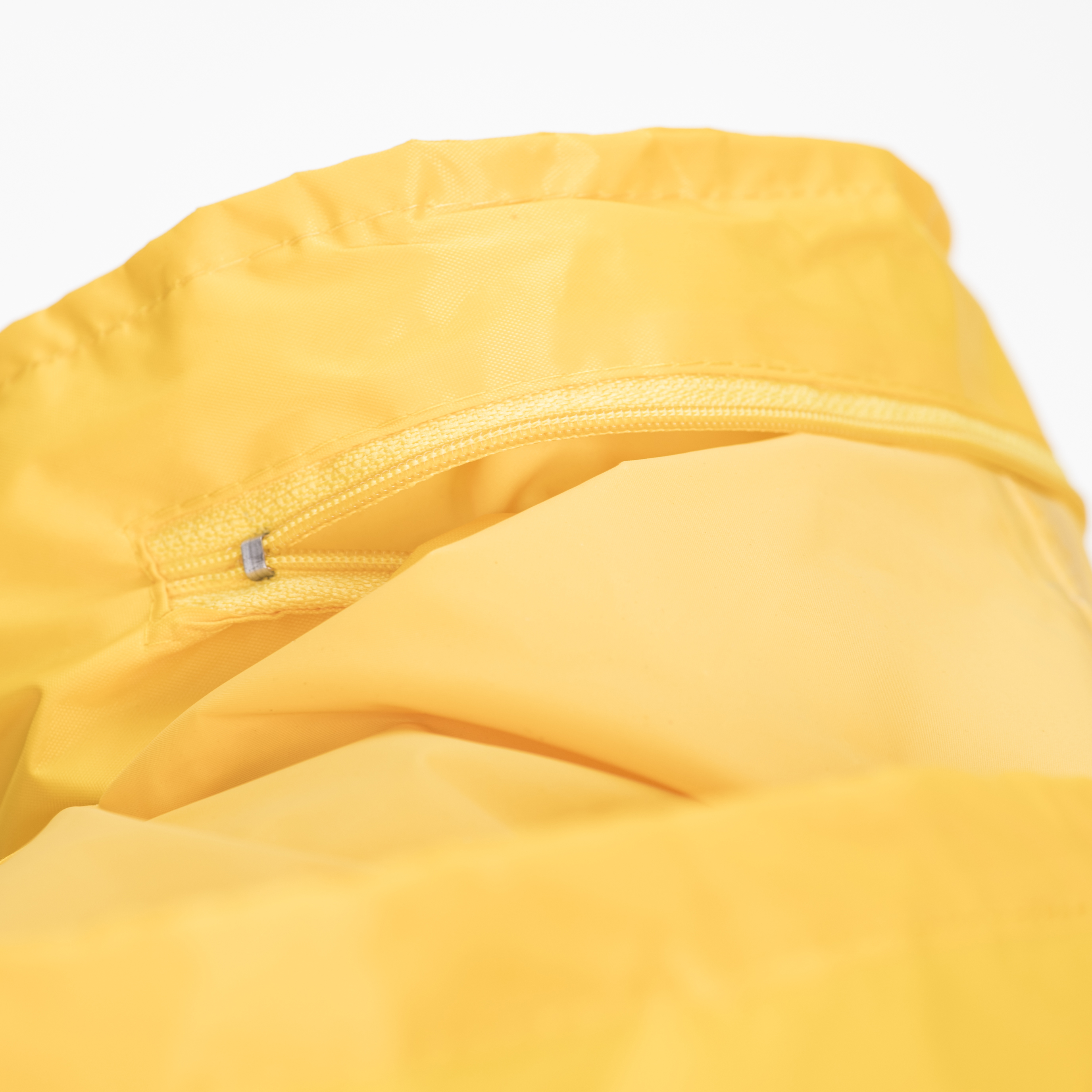 Elastic-Adjusted Hooded PVC Raincoat with Safety Striping - Waterproof Polyester Material RS001