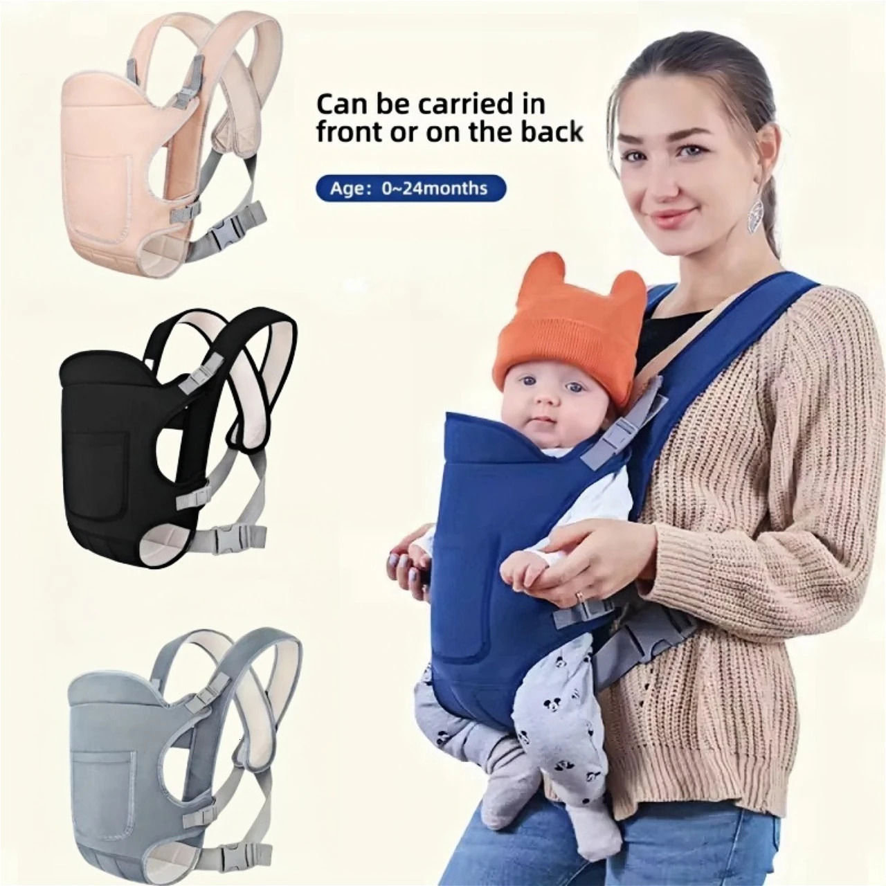 Baby Backpack Baby Bag born Sling 4 in 1 Ergonomic Breathable Infant Babies Wrap Hipseat Waist Belt Backpacks 250219