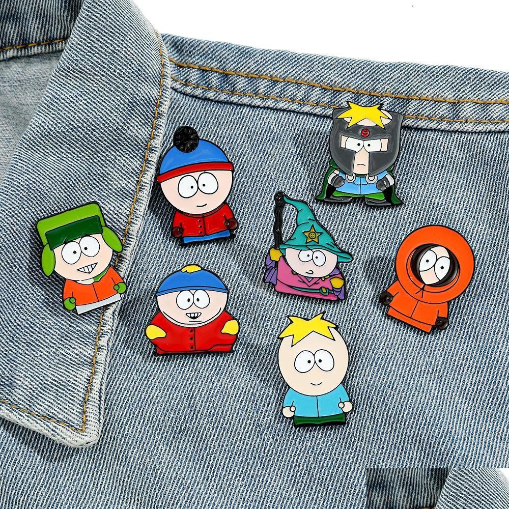 Other Fashion Accessories Childhood Movie Characters Enamel Pins Cute Movies Games Hard Collect Cartoon Brooch Backpack Hat Bag Collar Otj3Q