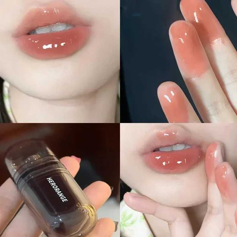 Ice Night Mirror Lip Glaze Sexy Jelly Lip Gloss Moisturizing and Moisturizing Lip Film Forming Quickly Korean CosmeticsW250219