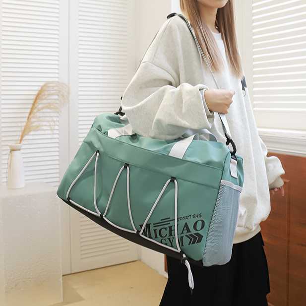 Handheld waterproof yoga bag, women's dry wet separation large capacity luggage bag, short distance travel bag 250115