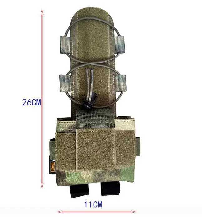 CS Green Ruins Tactical Vest 6094 Battery Bag Magazine Bag Waist Cover Accessories Outdoor SportsXJ250219
