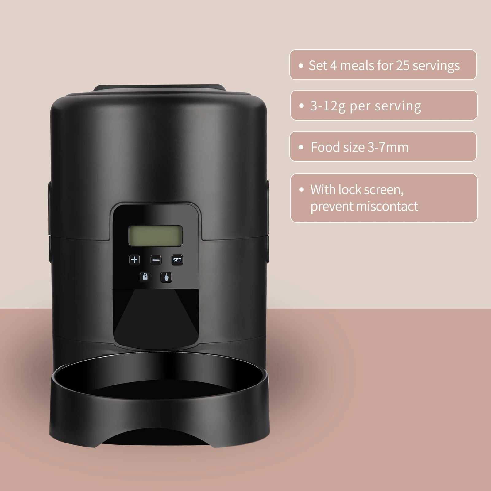 Dog Feeders 2L TuYa APP Automatic Pet Feeder Button Version Auto Cat Food Dispenser Smart Control Pet Feeder For Cats Dog Dry Food Bowl H250218
