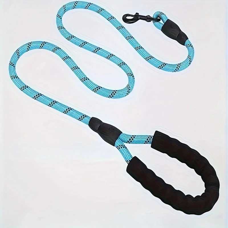 Dog Leash Reflective Short Leashes for Large Dogs Walking Explosion-proof Dog Walker Soft Handle Big Dogs Leashes Pet SuppliesXJ250218