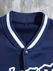Spring And Autumn Street Mens Fashion Trend Loose Casual Baseball Uniform Jacket Suitable For Outdoor Dating 250218