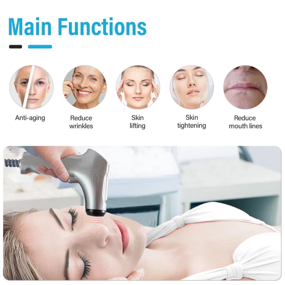 Portable Thermo Lift Facial Rf Machine for Salon Wrinkle Removal Focused Rf Radiofrequency 40.68mhz Skin Tightening Face Machine