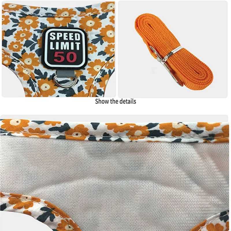 No Pull Dog Harness Leash Set for Small Medium Dog Reflective Harness Vest Walking Lead Leash For Small Dogs Chihuahua PugXJ250218