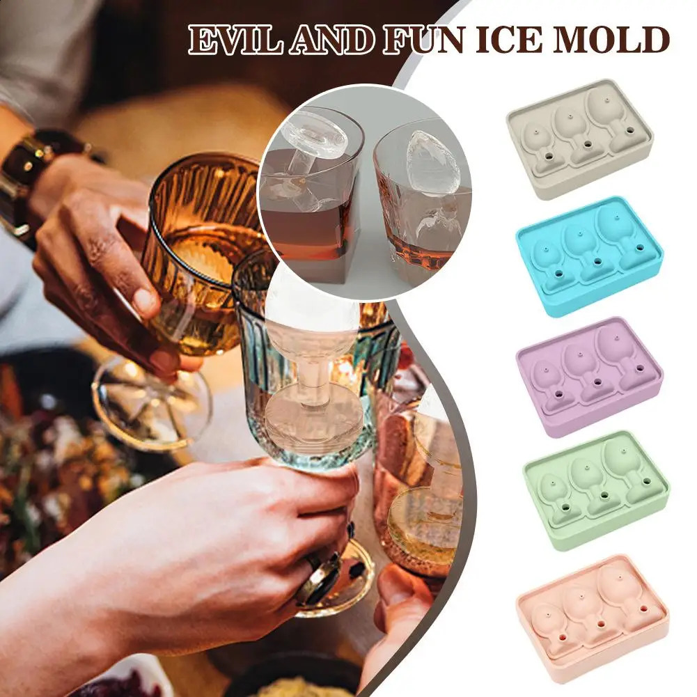 Silicone Prank Butt Plug Shaped Mold Fun Shape Ice Cube Molds Novelty Ice Cube Trays for Ice Chilling Whiskey Cocktails Moulds 250218
