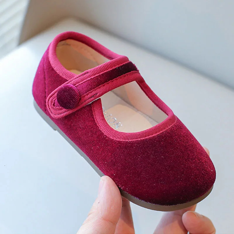 Kids Leather Shoe Solid Color Versatile Princess Childrens Flats Fashion Causal Black School Girl Shoes Spring Autumn H04031 250219