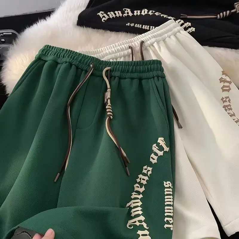 Men's Shorts Summer 2023 New Street Mens Fashion Brand Pohang High Street Running Sports Leisure Trend Five Point Basketball Shorts z250219