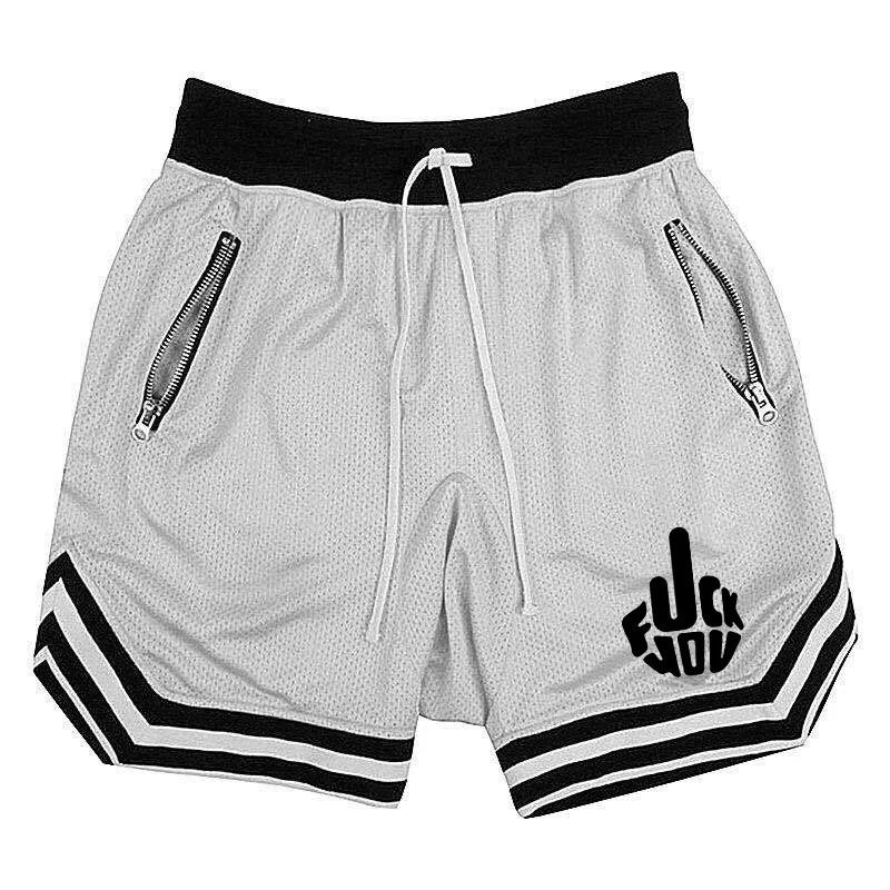Summer Basketball Shorts Male Casual Sports Mesh Fitness Short Trousers Breathable Five Points Pant Y2k Running Clothing 250219