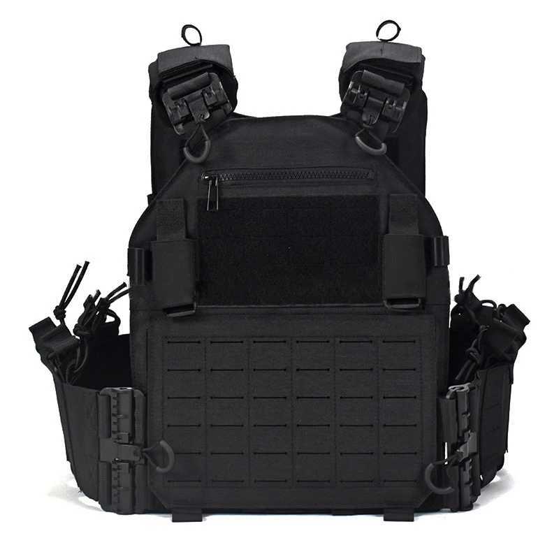 Multifunctional nylon Oxford cloth outdoor hunting training uniform laser cut tactical vestXJ250219
