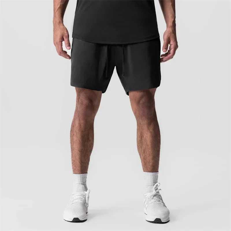 2025 New Mens Fitness Shorts Summer Quick drying Sports Shorts Training Shorts Mens Zipper Pocket Casual Sports Shorts W250219