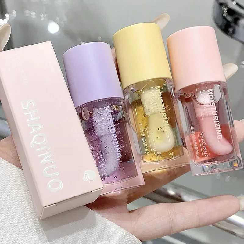 Transparent Water Gloss Jasmine Lemon Green Lip Oil Lasting Moisturizing Honey Lip Gloss Fading Lip Lines Lip Care OilW250219