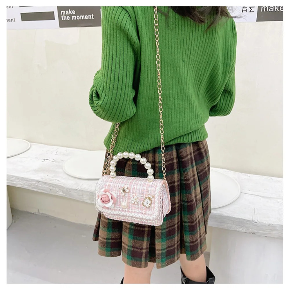 Childrens Small Fashion Princess Handbag Girl Chain Shoulder Crossbody Bags 250219
