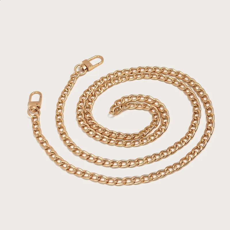 110cm Aluminum Chain Fashion Style With Stainless Lobster Clasp Golden Bag For Diy Accessories Strap Replacement 250213