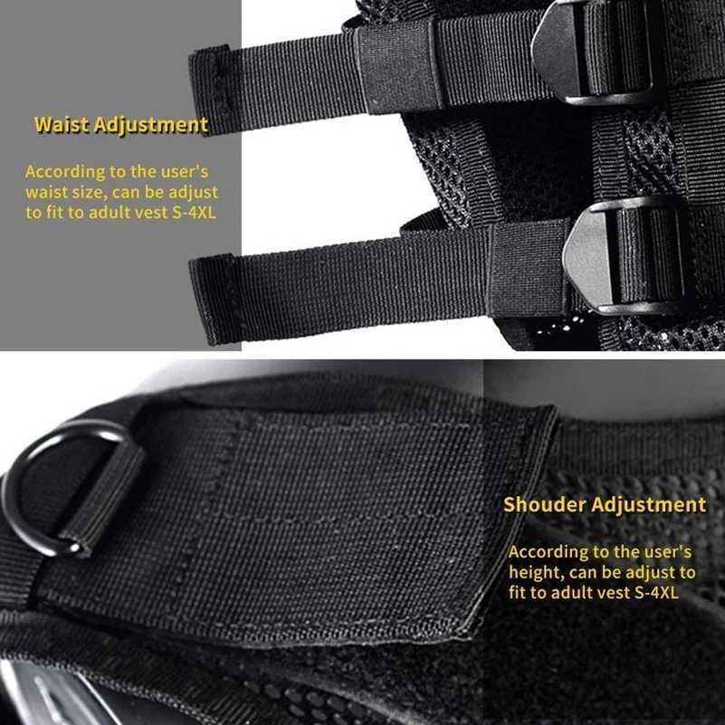 Tactical Vest Outdoor Ultra-Light Breathable Combat Training Vest Adjustable for Adults and ChildXJ250219