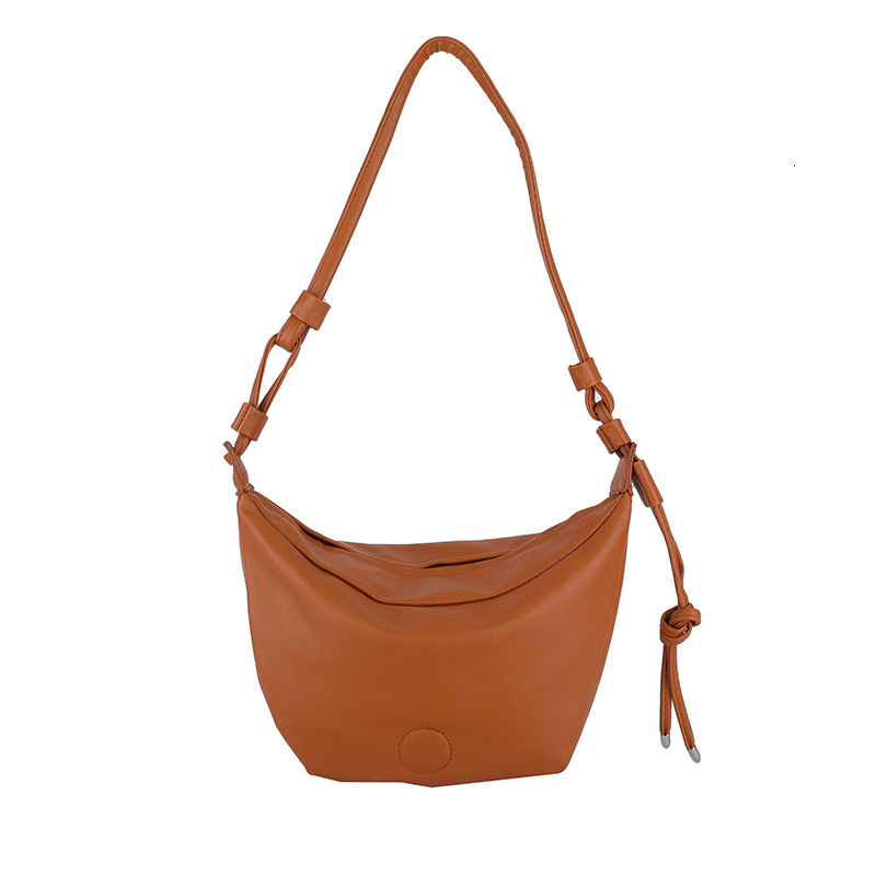 Small niche design for women in autumn winter 2025, new casual and relaxed one shoulder crossbody bag, commuting dumpling bag #swissmilitary