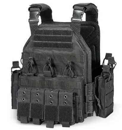 Tactical Vest Outdoor Cs Protective Equipment 6094 Combat Tactical Vest Camouflage SuitXJ250219