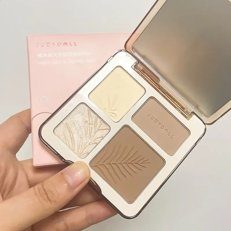 4 Colors Highlighter Bronzers Palette Contour Shading Contouring Face Matte Cosmetics Powder Bronzer Facial Makeup Palette 250214