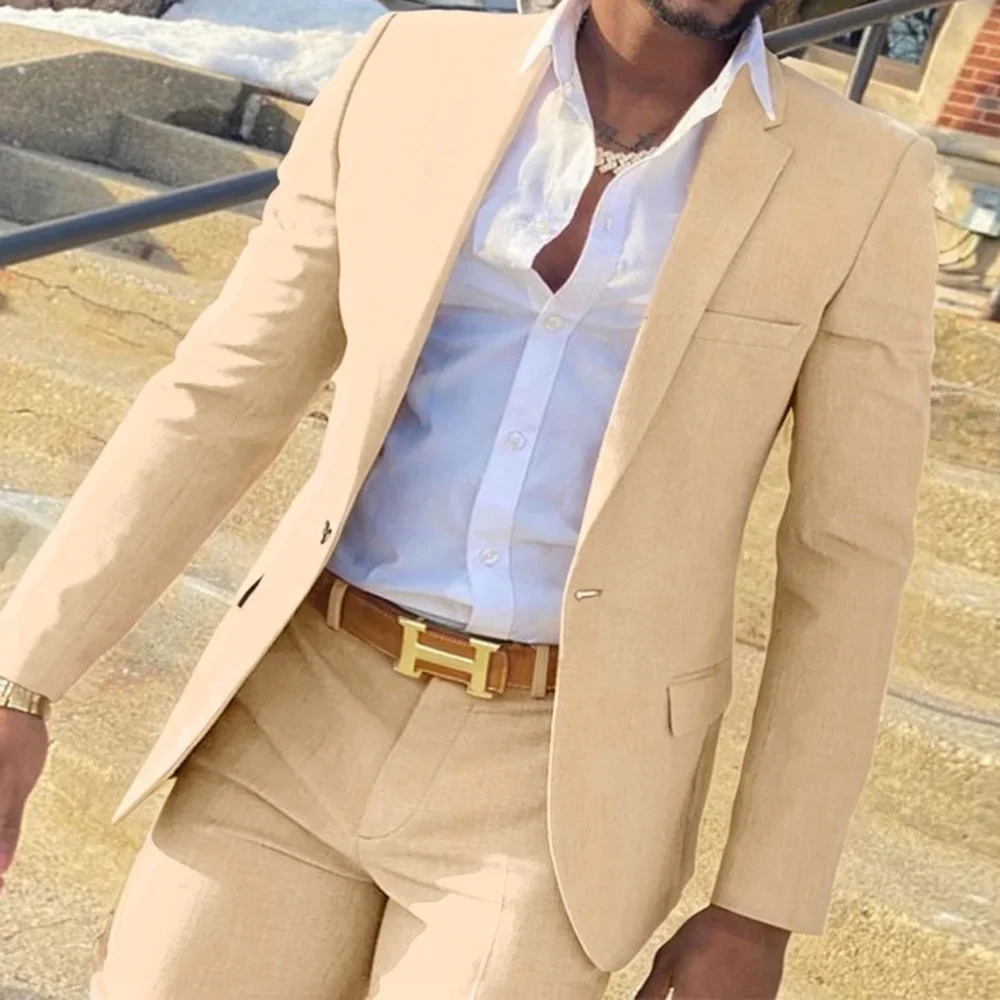 Elegant Mens Suits Notched Lapel 3 Pieces Blazer Vest and Pants Set for Wedding Business Evening Party Tuxedo Suits for Men 250213