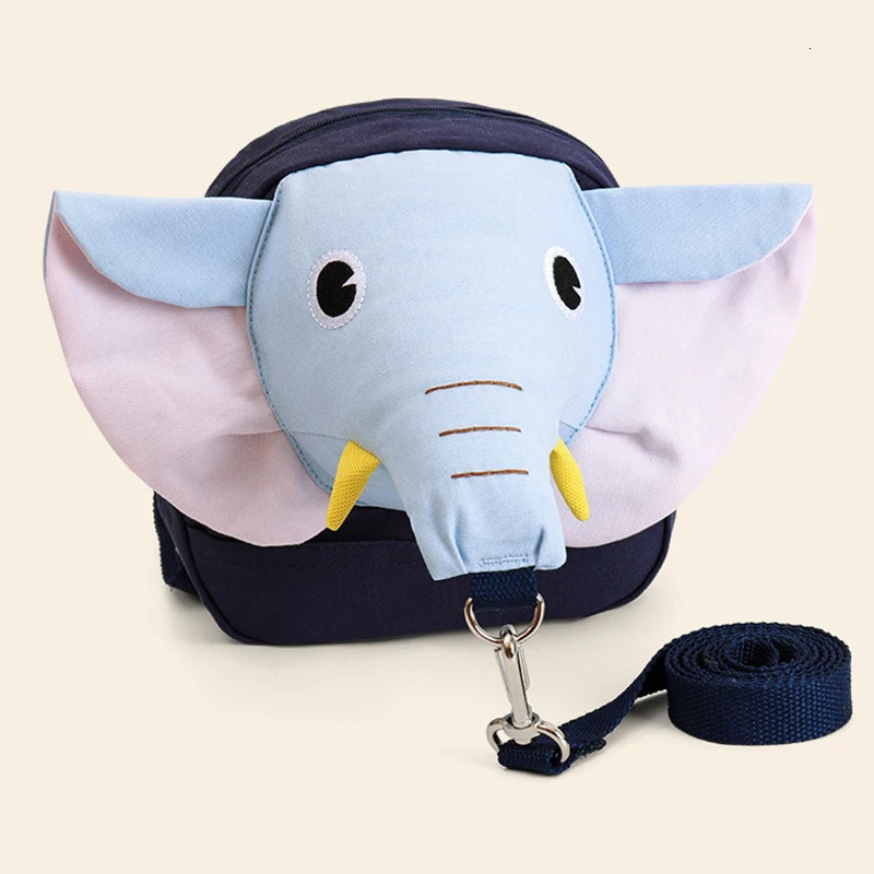 Baby Walker Children Anti Lost Harness Backpack Walking Elephant Bag Toddler Walking Safety Bag Strap For Kids Toddler 250219
