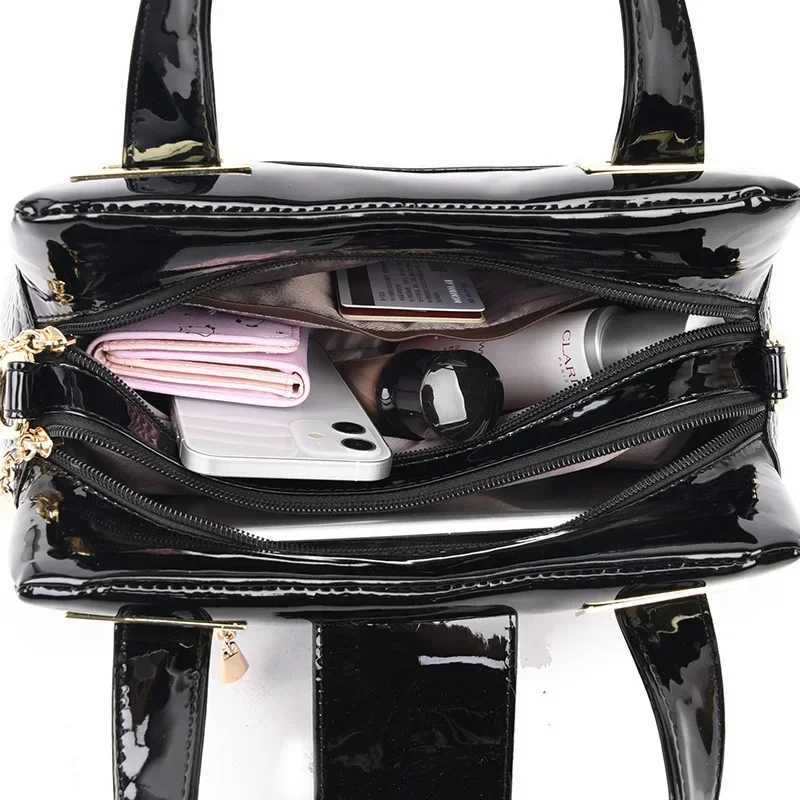 Solid Pu Leather Shoder Bag Fi Designer Handbags Top Handle Bags for Wen Casual Crossbody Bags Luxury Bag Z250219
