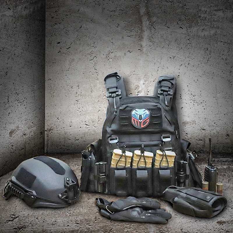 MGFLASHFORCE Tactical Vest Quick Release Molle Plate Carrier Airsoft Hunting Combat Vest for MenXJ250219