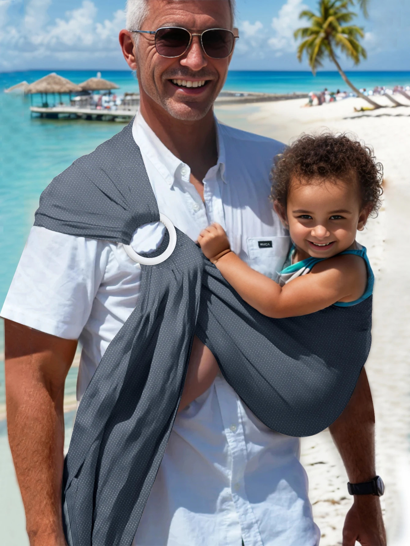 Baby Water Ring Sling | Lightweight Breathable Mesh Baby Wrap for Infant born Kids and Toddlers 250219