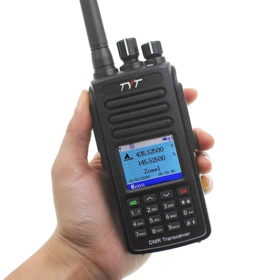 TYT MD-UV390PLUS DMR Digital Walkie Talkie MD UV390 AES256 Waterproof Dual Band UV transceiver GPS OptionalXJ250219
